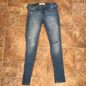 hollister ripped jeans